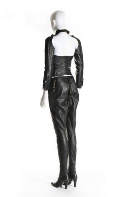 Lot 272 - An unusual black leather Dominatrix outfit,...