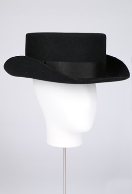 Lot 280 - A Vivienne Westwood black felt 'John Bull' hat,...