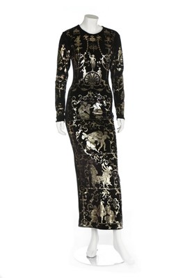 Lot 284 - A Vivienne Westwood black and gold...