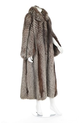 Lot 293 - A Zwirn silver fox maxi-coat, circa 1975-76,...