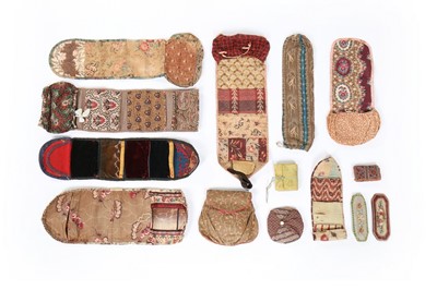 Lot 301 - A group of mainly printed cotton/wool sewing...