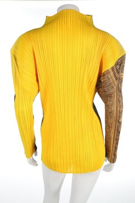 Lot 227 - An Issey Miyake pleated polyester top with...