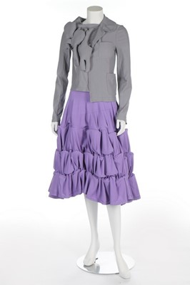 Lot 232 - A Comme des Garçons grey stretch polyester...
