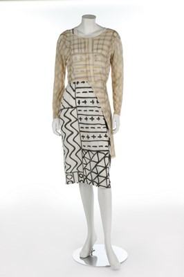 Lot 235 - A Yohji Yamamoto printed and layered...