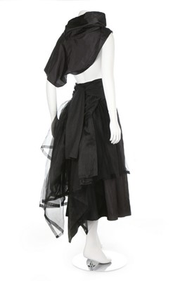Lot 242 - A Comme des Garçons Noir black organdy and...