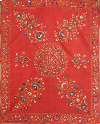 Lot 341 - Two Suzanis, first half 20th century, the...
