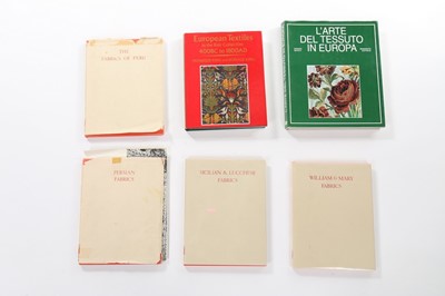 Lot 171 - Textile books, including 'European Textiles in...