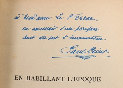 Lot 155A - Paul Poiret - first edition 'En Habillant...