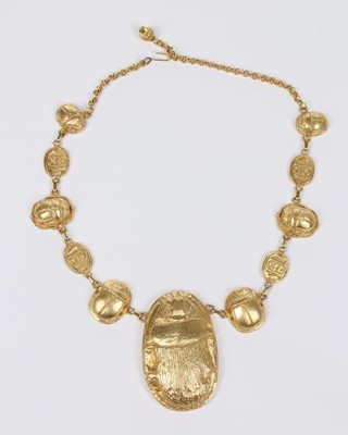 Lot 197 - Kenneth J Lane bangles and a necklace,...