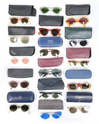 Lot 9 - A group of sunglasses, 1940s-60s, 16 pairs...