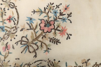 Lot 369 - An embroidered scarf, 'cevre', Ottoman, circa...