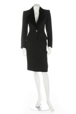 Lot 19 - An Yves Saint Laurent 'Le Smoking' skirt suit,...