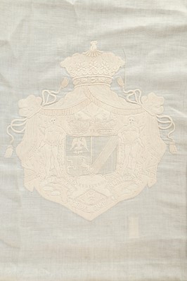 Lot 324 - Two whitework embroidered pillow covers...