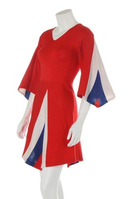Lot 114 - A Ritva Ross knitted mini dress, late 1960s,...