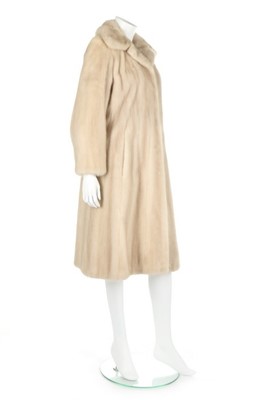 Lot 136 - A Roberta di Camerino silvery beige mink fur...
