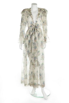 Lot 140 - An Ossie Clark/Celia Birtwell printed chiffon...
