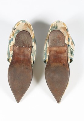 Lot 15 - A fine pair of embroidered leather lady's...
