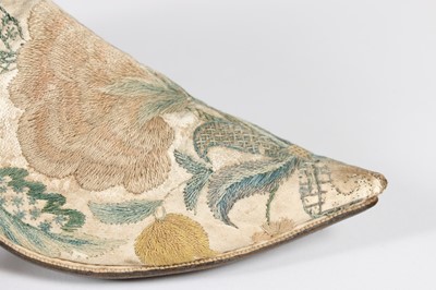 Lot 15 - A fine pair of embroidered leather lady's...
