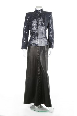 Lot 239 - An Alexander McQueen sequined jacket and...