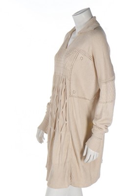 Lot 155 - A John Galliano knitted silk 'farmer's smock'...