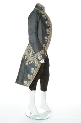 Lot 26 - A man's elaborately embroidered court coat,...