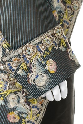 Lot 26 - A man's elaborately embroidered court coat,...