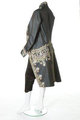 Lot 26 - A man's elaborately embroidered court coat,...