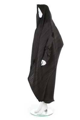 Lot 202 - An Issey Miyake black pleated polyester...