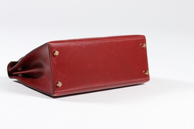 Lot 7 - An Hermès ox-blood box leather Kelly bag, 2001,...