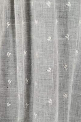 Lot 36 - A sprigged muslin dress, circa 1800, the...