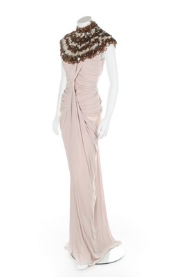 Lot 235 - An Alexander McQueen oyster pink jersey...