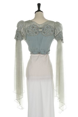 Lot 40 - A Liberty & Co Ltd embroidered and beaded...
