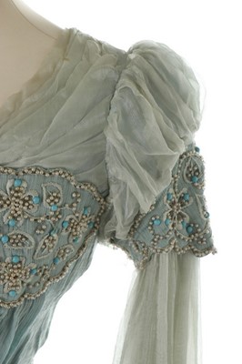 Lot 40 - A Liberty & Co Ltd embroidered and beaded...