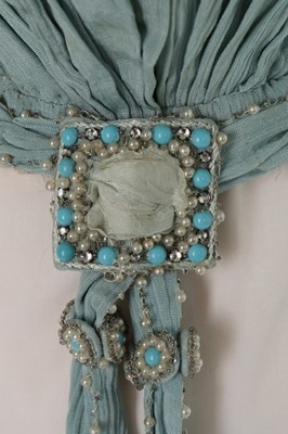 Lot 40 - A Liberty & Co Ltd embroidered and beaded...