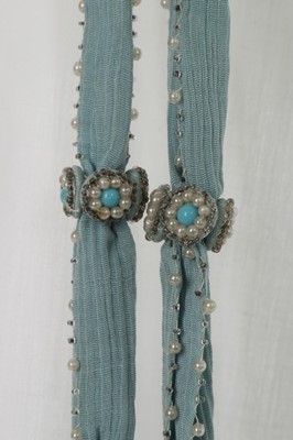 Lot 40 - A Liberty & Co Ltd embroidered and beaded...