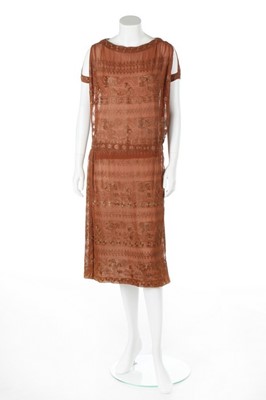 Lot 51 - A rare Jenny couture orientalist embroidered...