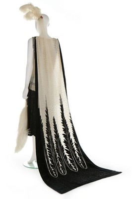 Lot 43 - A Reville Ltd of Paris couture court dress and...