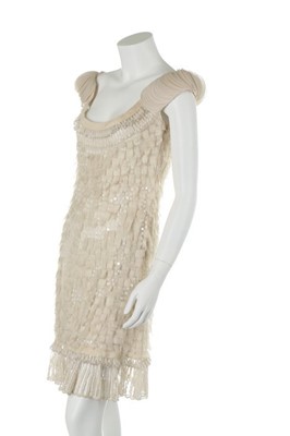 Lot 232 - A Valentino Garavani beaded and tulle...