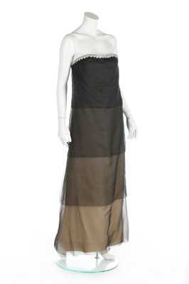 Lot 95 - A Marc Bohan for Christian Dior couture black...