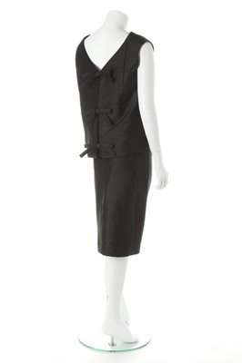 Lot 102 - A Christian Dior little black dress, circa...