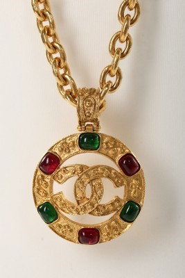 Lot 2 - A Chanel 'byzantine' pendant necklace, 2004,...