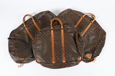 Lot 267 - Three Louis Vuitton monogrammed soft-sided...