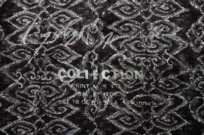 Lot 343 - A rare Yohji Yamamoto printed satin 'show'...