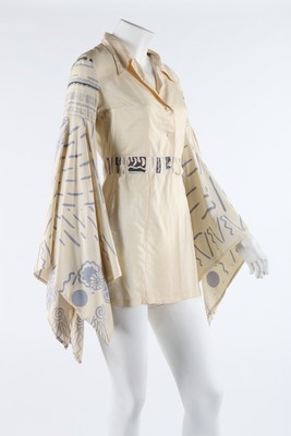 Lot 128 - A Zandra Rhodes/Sylvia Ayton printed silk...