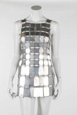 Lot 129 - A Paco Rabanne chain-linked armour-plate mini...