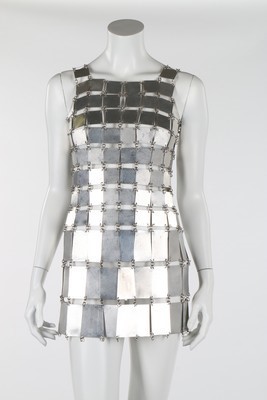 Lot 129 - A Paco Rabanne chain-linked armour-plate mini...