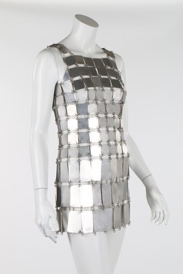Lot 129 - A Paco Rabanne chain-linked armour-plate mini...