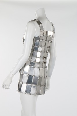 Lot 129 - A Paco Rabanne chain-linked armour-plate mini...