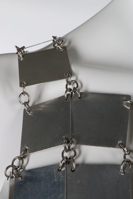 Lot 129 - A Paco Rabanne chain-linked armour-plate mini...