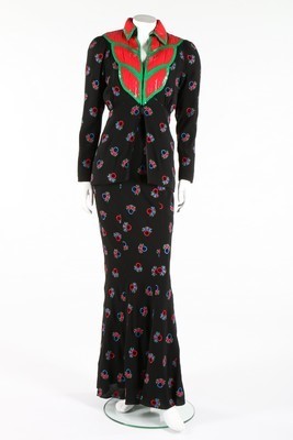 Lot 139 - A fine Ossie Clark/Celia Birtwell embroidered...